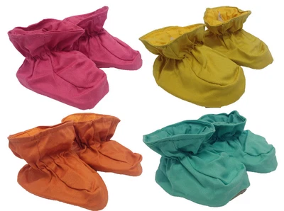 £2.59 • Buy Baby Cotton Twill Booties Indoor Shoes Slippers Trainer Babies Socks Size