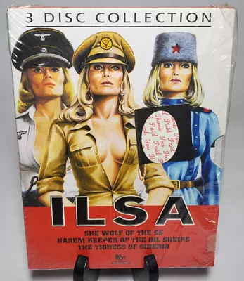 Ilsa She Wolf Of The SS 3 DVD ILSA COLLECTION W/Harem & Tigress   Scanbox REG 2  • $300