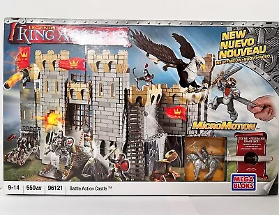 Mega Bloks Legends King Arthur Battle Action Castle 96121 New Complete In Box • $86.92