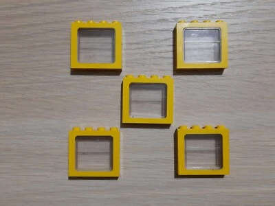£17.49 • Buy LEGO 12v INTERCITY TRAIN YELLOW WINDOWS AND PANES 4033 4034 USED SET 7740 7815