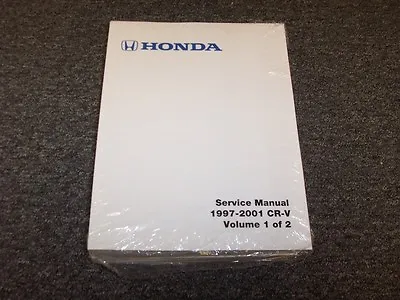 1997 1998 1999 2000 2001 Honda CR-V Shop Service Repair Manual Set Vol 1-2 • $167.52