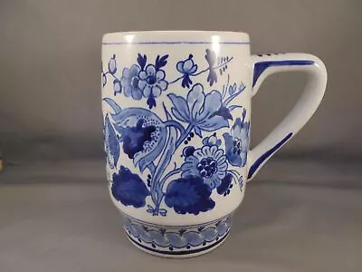 $29.99 • Buy Delft Holland De Porceleyne Fles Mug Stein Flower Bouquet 5 3/16 