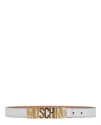 Moschino Womens Logo Leather Belt • $138.99