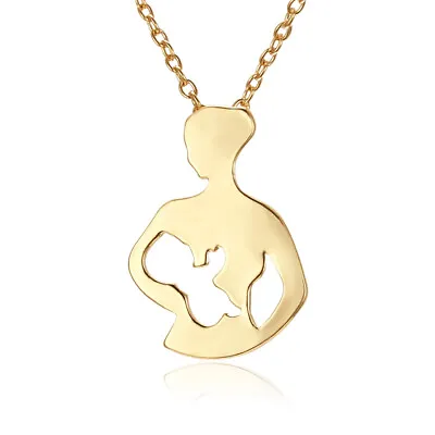 SEXY SPARKLES Mother Daughter Pendant Necklace Love Heart Necklace For Women Gif • $8.99
