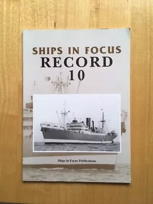 Ships In Focus: Record 10 Mechant Navy Widnes Port  Blue Funnel Etc  VGC • £9.50