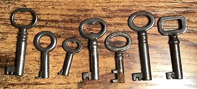 Vintage Barrel Handcuff Skeleton Keys Lot • $14.35