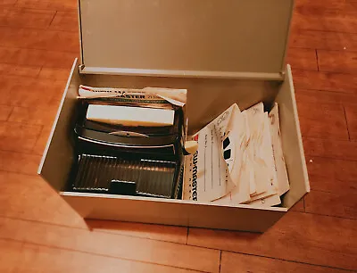 1950's Vintage Sawyer/GAF View-Master Storage Box W/View-Master & 48 Films • $143.99