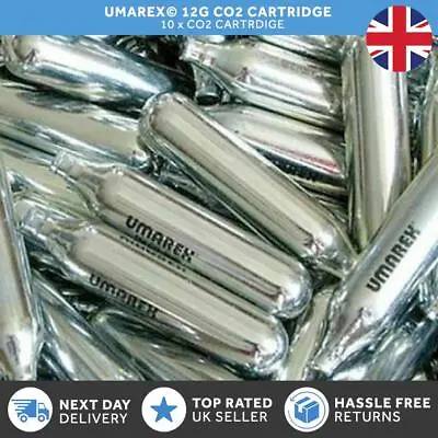 Umarex 10 Cartridges 12g Co2 Gas Capsule | Air Rifle Pistol Gun Powerlet UK • £7.99