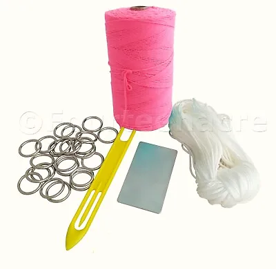 Spun Polyester Purse Net Kit In Pink (ferret Netstwinelong Nets) • £33.97