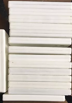 15 White Empty DVD Case Lot ( 8x Single-Disc 7 X 2-Disc) G/VG CONDITION • $17