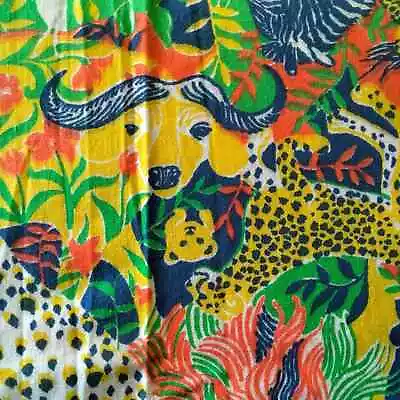 Key West Fabrics Jim's Jungle By Zuzek Vintage Lilly Pulitzer 3.25 Yards RARE • $500