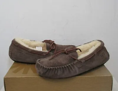 UGG Australia DAKOTA Slippers Shoes 7US ESPRESSO Brown Suede NWB $110 MSRP • $68.99