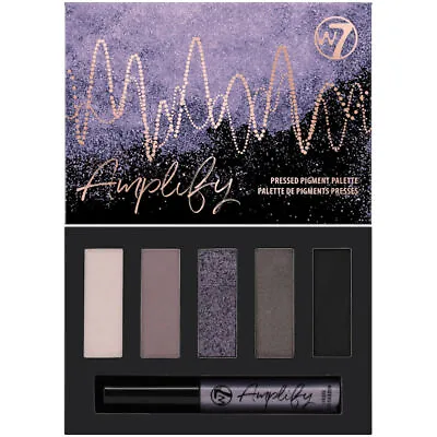 W7 Cosmetics Eyeshadow Palette - Amplify Drama Eyes Glitter Matte Set Powder • £5.19