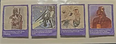 Vintage 1981 Dixie Cup Story Cards Star Wars Empire Strikes Back • $10