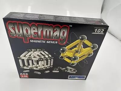 Supermag Magnetic Genius 102 Piece Red Building Set • $44.99