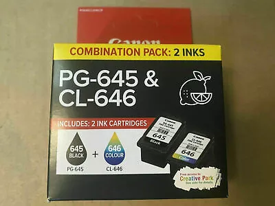 $28 • Buy Geniune Canon 645 Black 646 Colour OR 645 & 646 Combo Packs **Free Post**