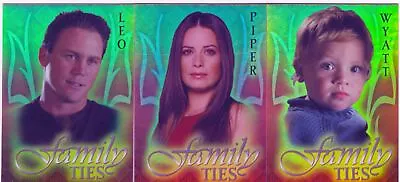 Charmed Connections Complete Family Ties Box Loader Chase Card Set BL1-3 • £3.49