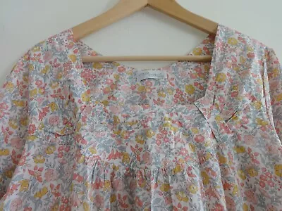 David Nieper Liberty Print Cotton Nightie - Sz L • £50