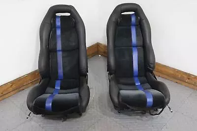 92-96 Dodge Viper RT/10 Pair LH&RH OEM Cloth Bucket Seats Set Black/Blue Stripes • $950