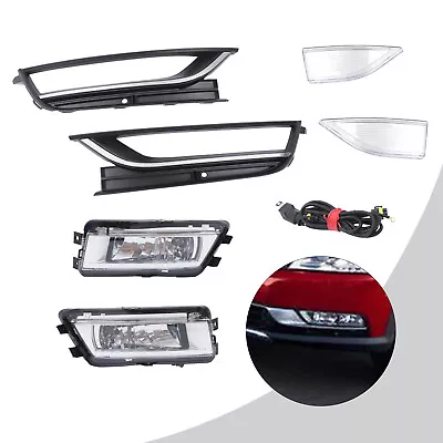 For 2012 2013 2014 2015 Volkswagen Passat Fog Lights Lamps W/ Bezels & Trims Set • $97.85