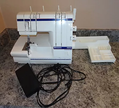 Husqvarna Viking Huskylock 905 Serger Sewing Machine With Foot Pedal Controller • $249