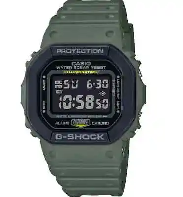 Casio G-Shock Square DW5610SU-3D Green Resin Watch • $89.95