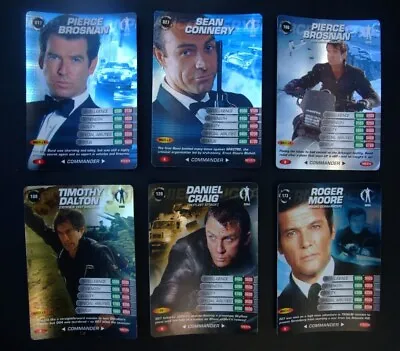 £5.99 • Buy James Bond 007 Spy Cards X 6 Bond Rare Holos