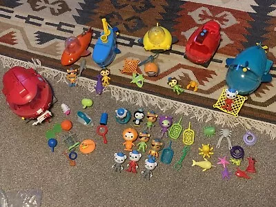£61.99 • Buy Octonauts Toys Figures Bundle Creatures Gup A BC X With Lots Of Figures & Parts