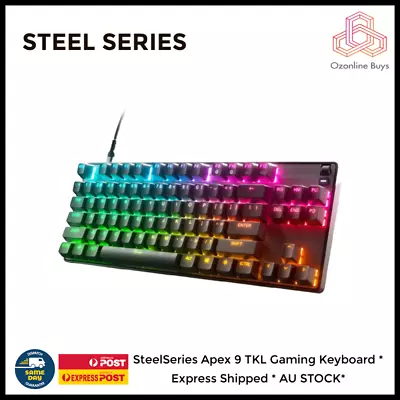 SteelSeries Apex 9 TKL Gaming Keyboard 64847 *Free Express Post* • $169