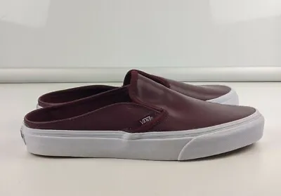 Vans Classic Maroon Slip On Slides Sandals - Size US 7 • $69