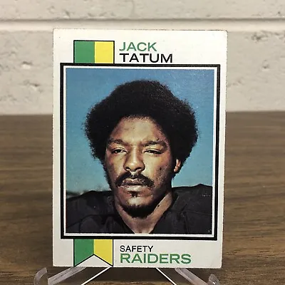 1973 Topps Football Jack Tatum Rookie #288 Raiders - G85 • $2.99