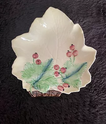 Carlton Ware RED CURRANT Yellow Maple Leaf Pin Dish • $10.45