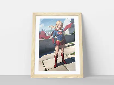 Supergirl Marvel Avengers DC Superhero Wall Poster Print A4 - Frame NOT Included • £5.99