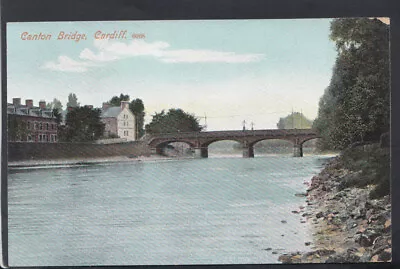 Wales Postcard - Canton Bridge Cardiff      RS18986 • £2.50