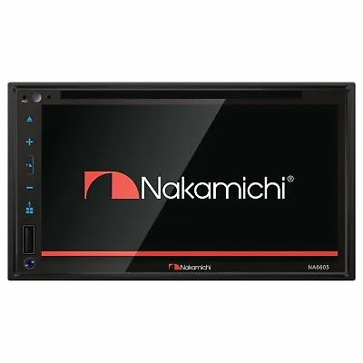 Nakamichi 6.8  2-DIN DVD Receiver W/ Bluetooth & Apple CarPlay/Android Auto • $419.95