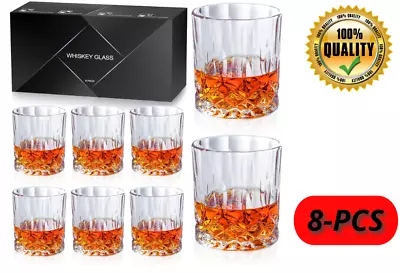 Double Old Fashioned Glasses Waterford Markham Scotch Whiskey Crystal Set Of 8 • $30.89