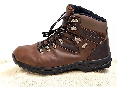Karrimor WTX Waterproof Men Walking Boots Leather Brown UK 9 EU 43 • £17.01