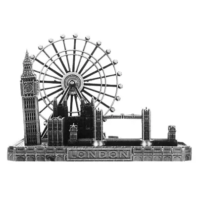  Metal London Ornaments Alloy Travel Tabletop Decor Vintage Collectible Figurine • £29.78