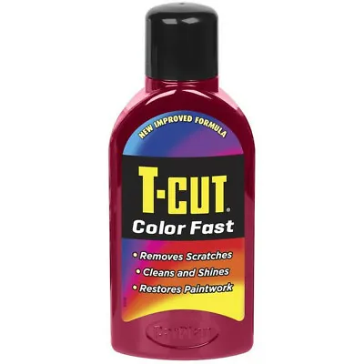 T-Cut Dark Red Scratch Remover Color Fast Paintwork Restorer Car Polish 500ml • £12.99