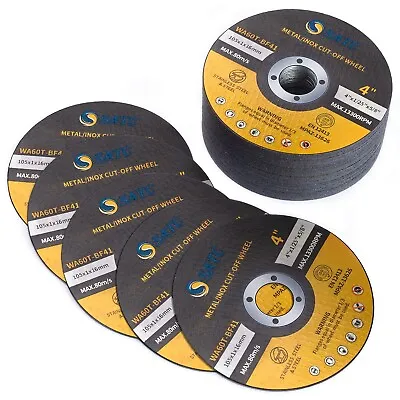 50 Pack 4 Inch Metal Cut Off Wheels With 5/8  Arbor Angle Grinder Cutting Disc • $30.29