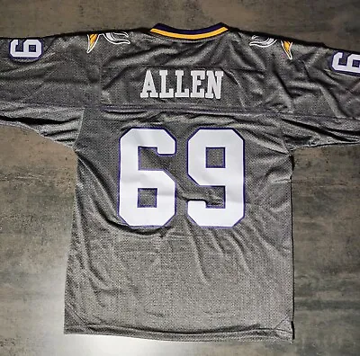 NWOT Jared Allen Grey Viking NFL Jersey • $45