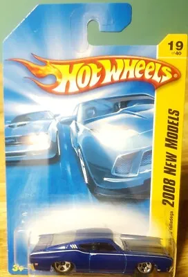 Hot Wheels '69 Ford Torino Talladega Blue 1:64 Scale New 2008 New Models  • $6.99