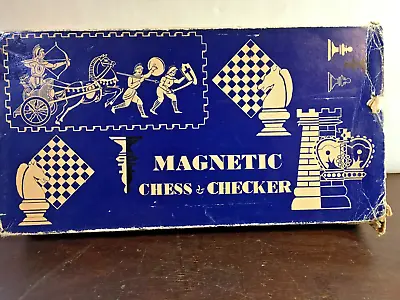 Magnetic Chess & Checkers Set Travel # 207 • $10.95
