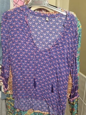 $150 • Buy Spell Sunset Rd Blouse Purple Xs