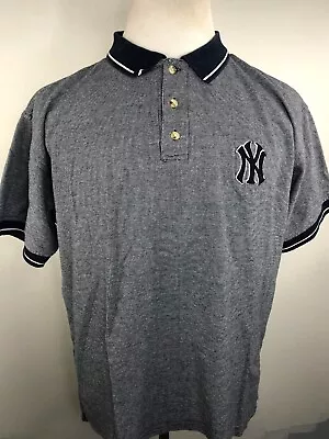 New York Yankees MLB Men's Stitches L Embrodered Logo Short Sleeve Polo Shirt • $13.42