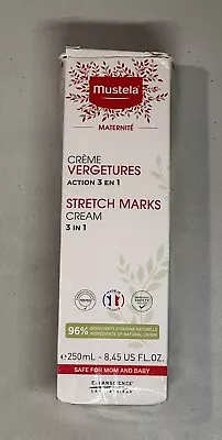 Mustela Stretch Marks Prevention Cream 8.45 Oz. Scar & Stretch Mark Reducer B3 • $21.99