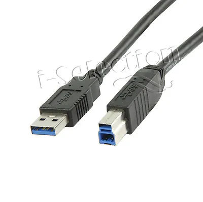 $9.99 • Buy 2m SuperSpeed USB 3.0 Type A Male To Type B Male A-B AM-BM Data Printer Cable