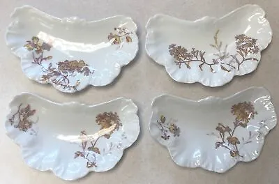 A Lanternier Limoges France Dishes Floral Bone Side Dish (3 Available) • $10.99