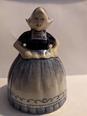 Vintage Delft Blue Dutch Girl Figural Bell #284 Made In Holland  • $7.99