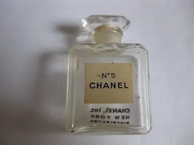 Vintage Chanel No. 5 New York Bottle 0.275 Oz. Size 9 In Box Free Shipping • $20